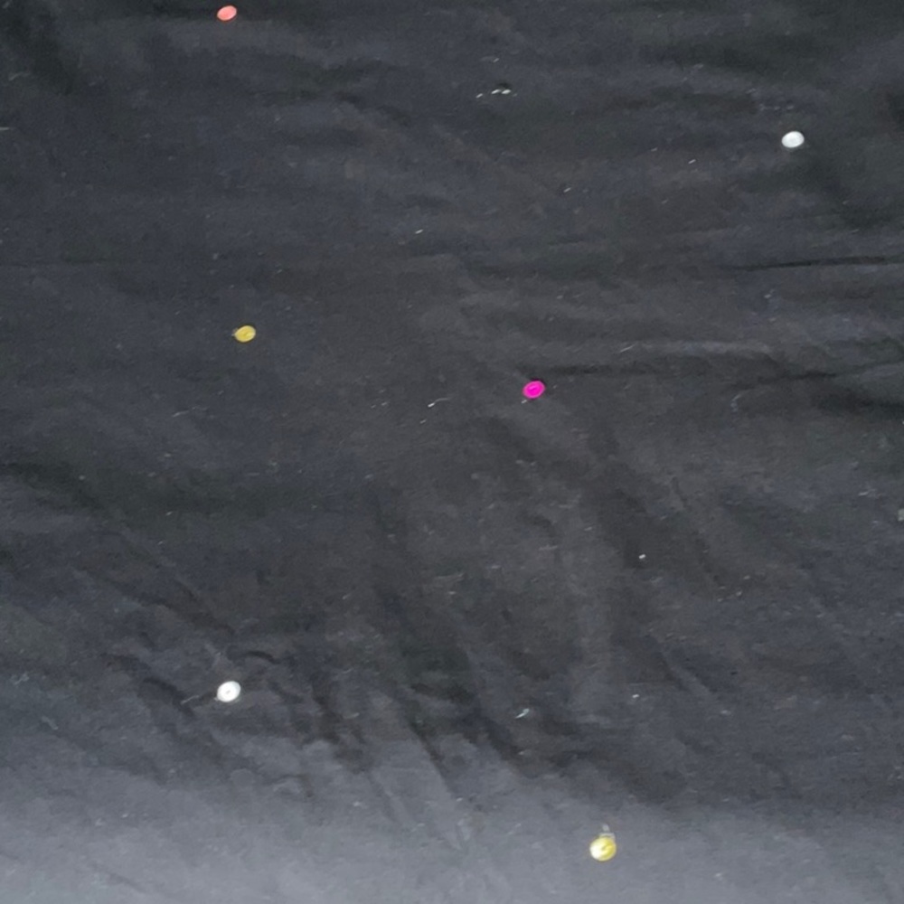 Black Tablecloth with Sequins